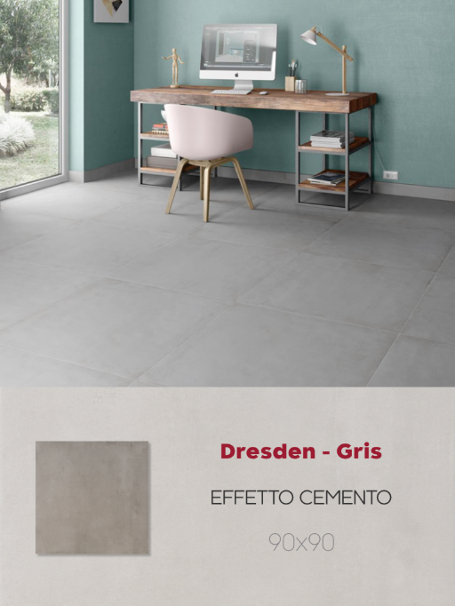 Offerta Piastrella Dresden Gris effetto cemento in gres porcellanato 1a scelta